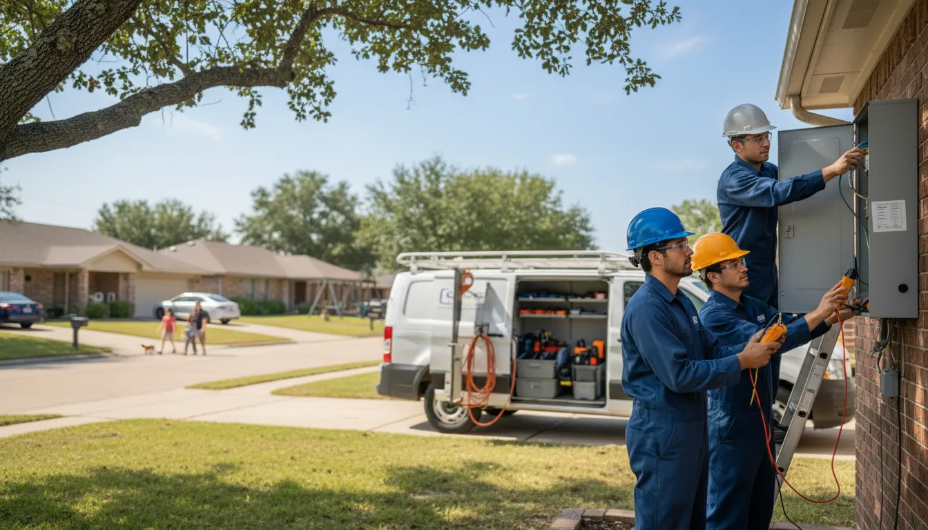Certified electrician providing emergency electrical services in Unity, OR